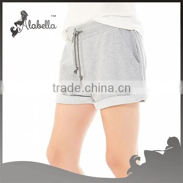 Light French Terry Rolled Shorts With Beauty Design for Girls photo-4