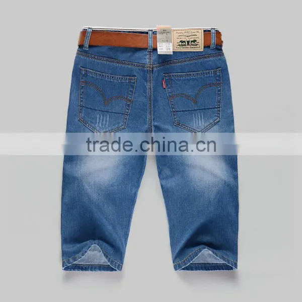 High Quality Low Price Men Short Jeans Boy Short Trousers photo-4