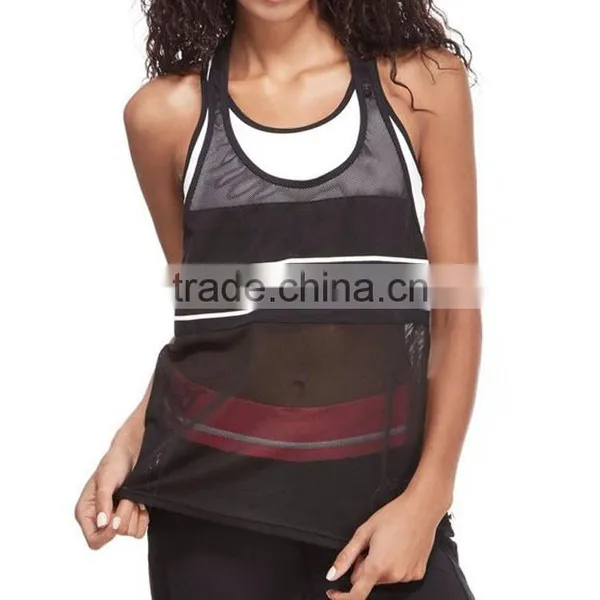 Last Design Printed Muscle Wholesale Body Building Wear TankTop Women Fitness photo-3