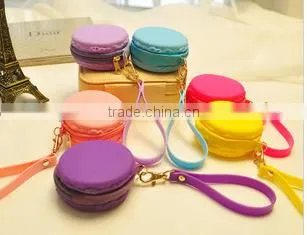 Macarons Silicone Coin Purse Hot-selling Macarons Silicone Wallet photo-2