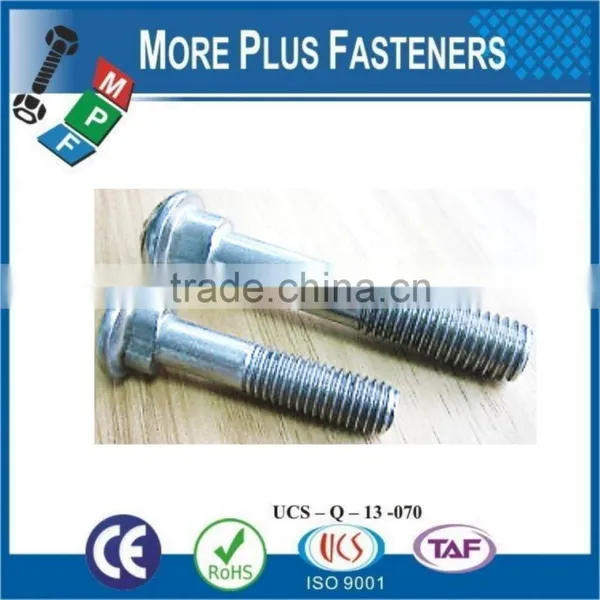 Made In Taiwan Button Head Fish Bolts With Round Head Oval Neck And Rolled Thread Track Bolt photo-6