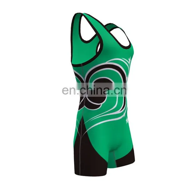 2017 OEM Custom Sublimated Wrestling Singlets photo-6