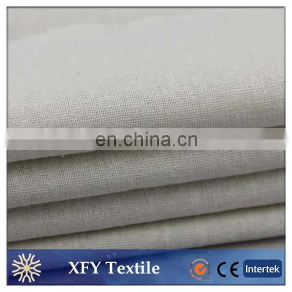 High Quality Dyed Linen Viscose Blend Textile Fabric photo-3