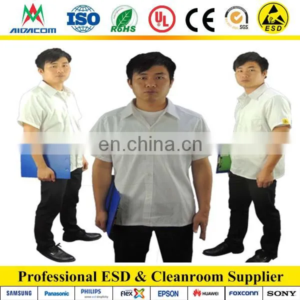 NEW Design ESD Smock, Short Sleeve,Poly/cotton Anti Static Smock photo-2