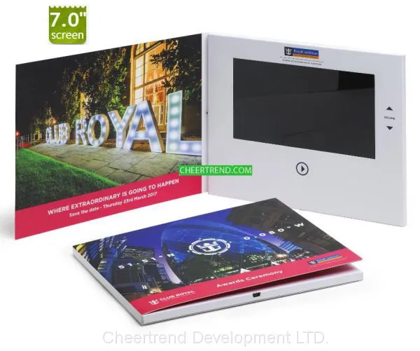 Florida House Customized 7'' TFT LCD Video Brochure for Business Video Card photo-2