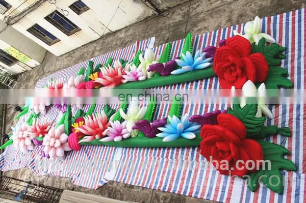 Waterproof Oxford Cloth Romantic Inflatable Flower for Wedding Decoration photo-3