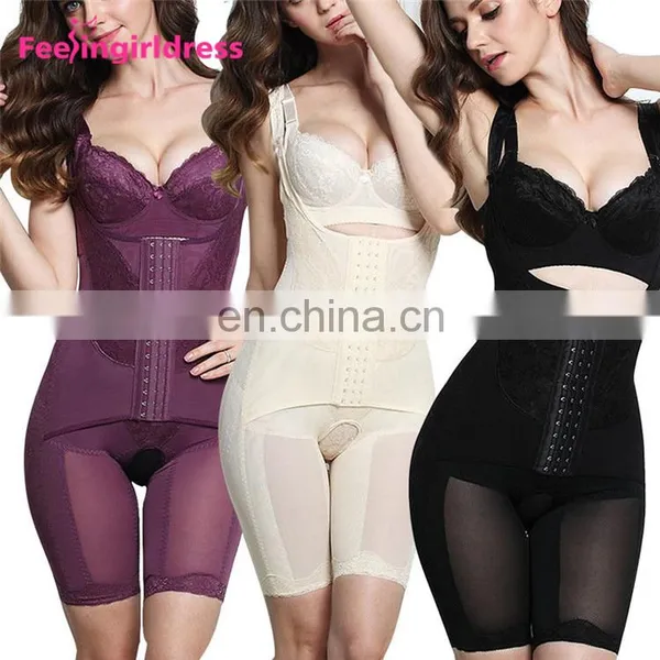 Women Full Slimming Women Shapewear Transparent Body Shaper Magnetic photo-5