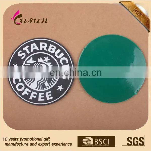 Promotional Hot Selling Custom Cheap Colorful Round Rubber Coasters photo-4
