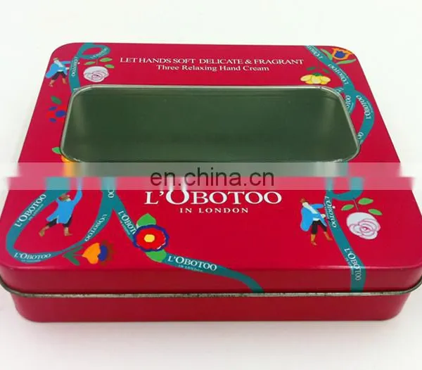 Mongolian Sliced Dried Beef Metal Tin Box With Window photo-5