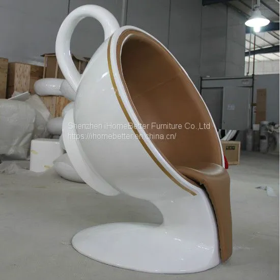 Fiberglass Coffee Cup-shaped Chair photo-3