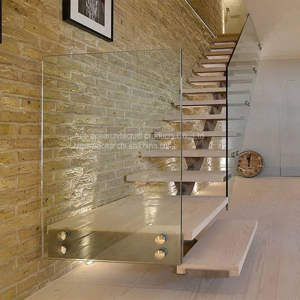 the Most Fashionable Floating Steel Staircase With Wood Step photo-5