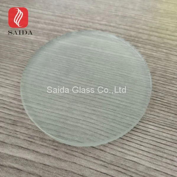 8-15mm Tempered Stepped Glass for Led Indoor Lighting 24inch Diameter LED Flat Panel Light photo-5
