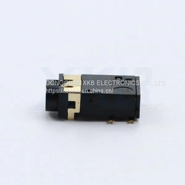 Gold Seller 4PIN Patch Gold-plated Footphone Installation Height 4.5mm 3.5 Audio Earphone Jack photo-2