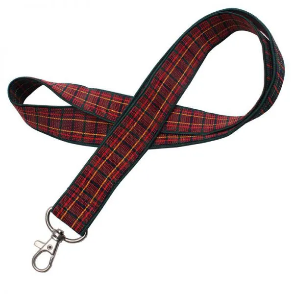 China Manufacturer Jacquard Printing Elastic Lanyard With Company Logo Design and Sample Free photo-4