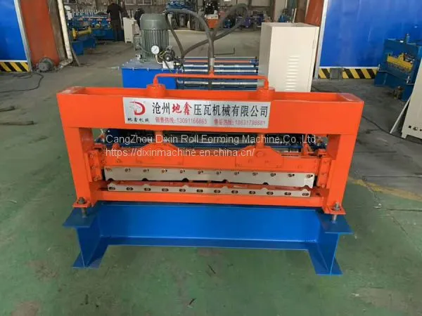 Trapezoidal Sheet Roof Tile Wall Panel Roll Forming Machine Manufacturer photo-2