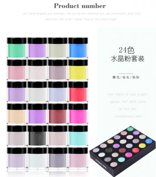 Nail Glitter Powder Multi Color Acrylic Nail Dip Powder photo-2