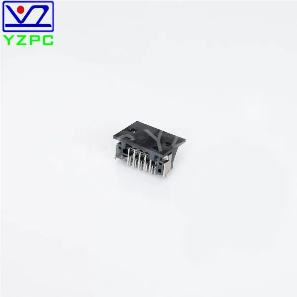 SLIM 15pin Female Right Angle PCB BOARD +CAP Computer Connector Slective Gold Plating CL=3.5mm photo-4