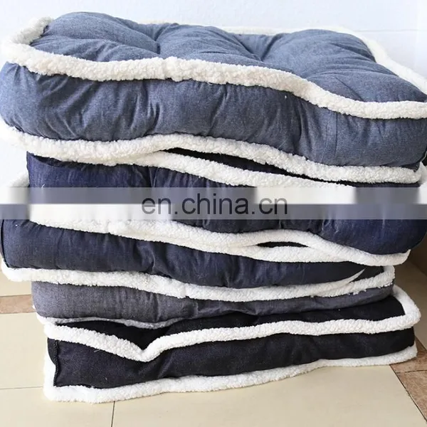 Washable Dog Bed Soft Denim Pet Bed Mattress Luxury Cat Mat Sofa photo-5