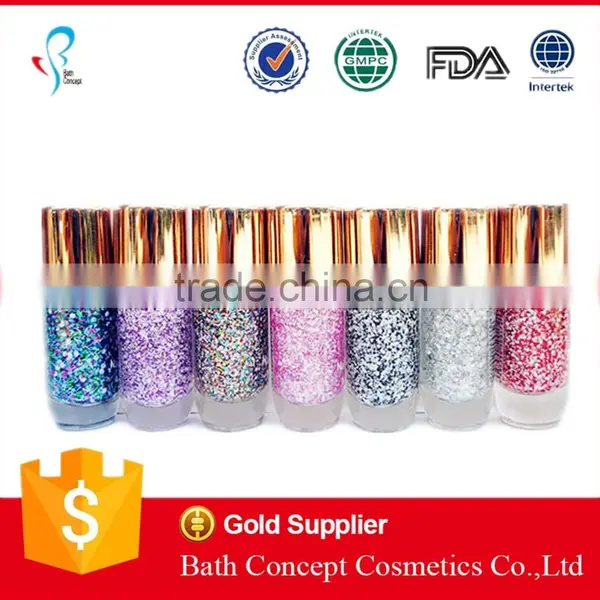 Wholesale Nail Use Glitter Color Gel Nail Polish photo-5