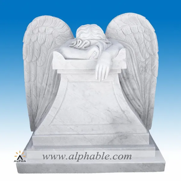 Marble Weeping Angel Statues for Sale photo-3
