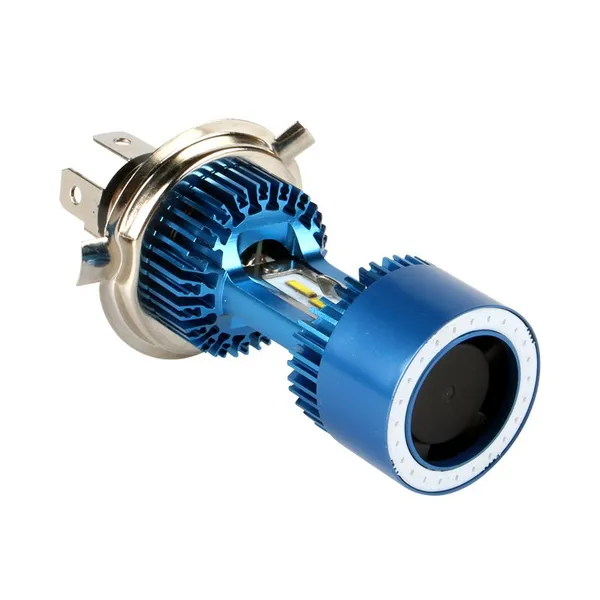 Wholesale Customized All Kinds of LED Headlight F8 2500LM + Cob Angel Eye 25W H4 Motorcycle Electric Car Headlight Bulb photo-2