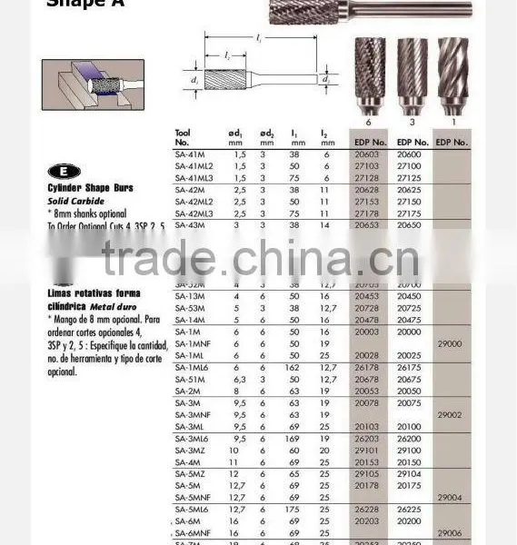 Premium Quality of the Tungsten Carbide Rotary File photo-2