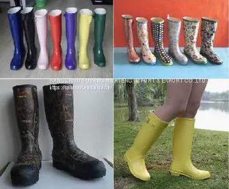 Various Printing Rubber Rain Boots, Vogue Rubber Boot, Waterproof Vogue Rain Boot, New Fashion Rubber Rain Boots, China Rain Boots photo-2