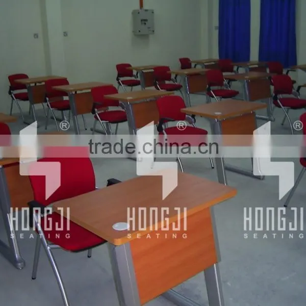 Single Student Desk and Chair With Aluminum Leg for Classroom HD-02C-L photo-4
