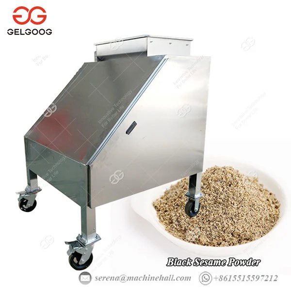 Thickness Is Adjustable Sesame Flour Machine Peanut Powdering Machine photo-2