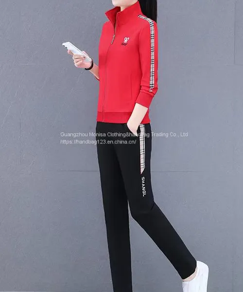 Casual Sportswear Suit Women's Spring And Autumn New Fashion Autumn Two-Piece Suit photo-2