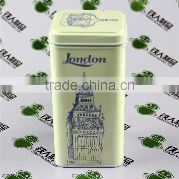 European Style Big Ben Candy Case Tea Tin Box Metal Can photo-2