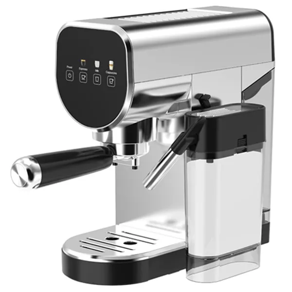 Tenfly Touch Screen Espresso Machine Factory Custom, With Milk Box 20 Bar Home Portable Stainless Steel Italy Espresso Maker