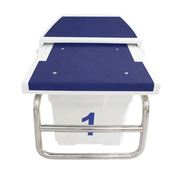 Pikes New Design Fiberglass Swimming Pool One Step Diving Board Stainless Steel Starting Block for Competition Pool photo-6
