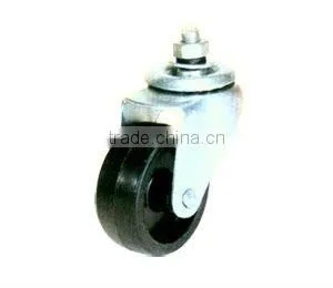 Natural Product Plastic Solid Castor Rubber Wheel SC20