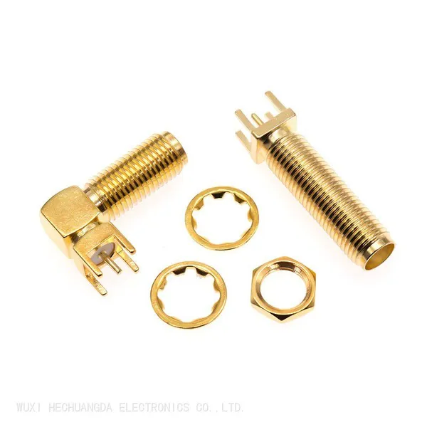 Wholesale RF SMA-KE Plug 11mm 13mm 15mm Long Screw Four Feet 16.5mm 18.5mm 20.5mm SMA Female PCB Connector photo-3