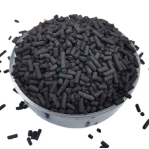 Wholesale Factory Bulk Activated Carbon Pellet Per Ton Price Mercury Catalyst Pellet Activated Carbon 4mm photo-5
