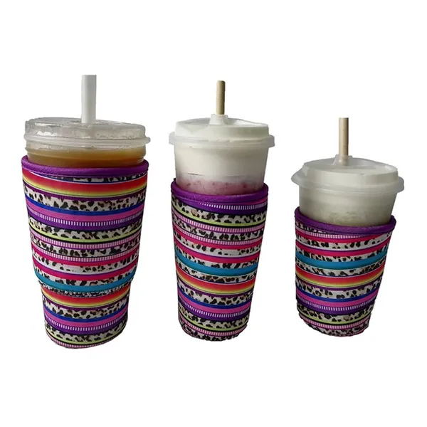 Custom Neoprene Insulator Cup Sleeve Reusable Neoprene Reusable Iced Coffee Sleeve photo-2