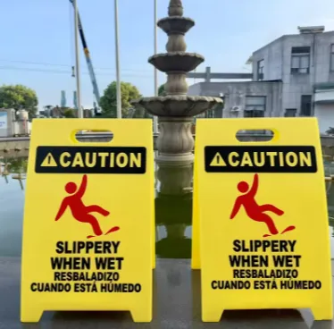 Outdoor PP Fluted Safety Sign – Durable Warning Marker for Hazard Areas photo-3