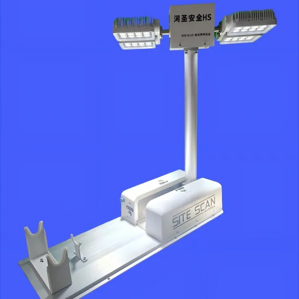 24V DC Solar Powered Mobile Surveillance Trailer for Oil Pipeline Monitoring