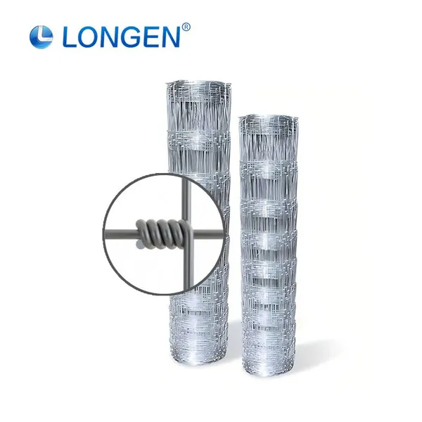 Veld Span Farm Filed Fence Rust-Resistant Galvanized Livestock Wire Mesh Roll Knitted Wire Mesh for Grassland Cutting Welding
