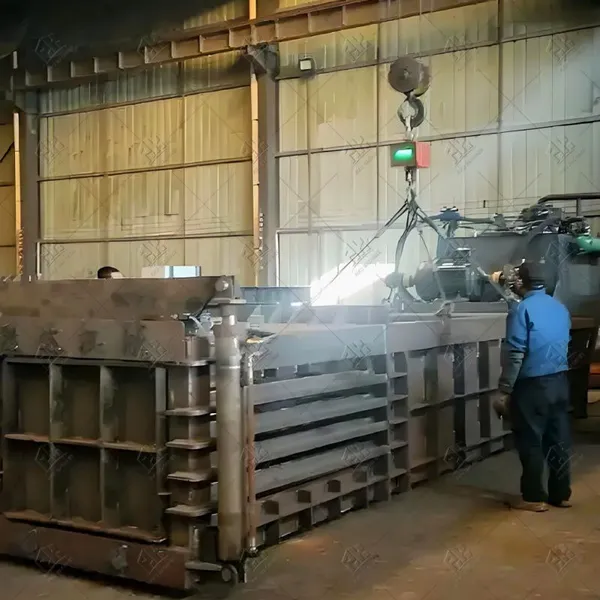 Hydraulic Baler for Plastic Bottles & Waste Paper  Industrial Compressor Machine