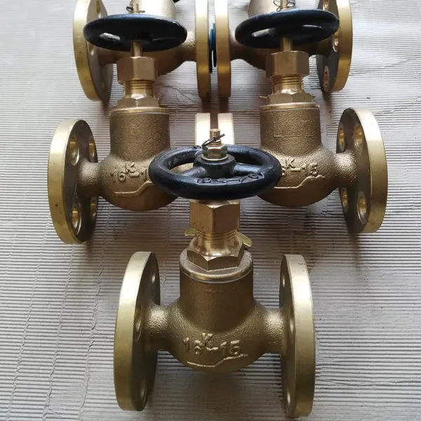 JIS 5K 10K Bronze Angle Globe Valve photo-5