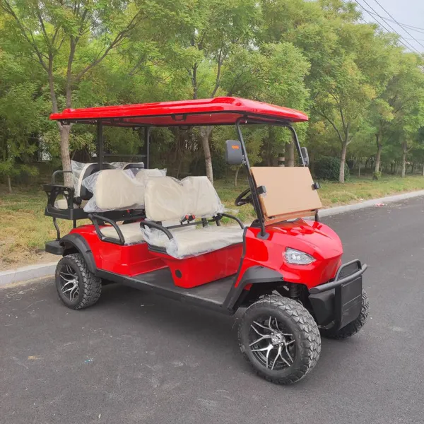 New kb 6-seater Golf Cart, New Energy Sightseeing Vehicle for Scenic Spots, Direct Manufacturer for Export and Foreign Trade photo-2