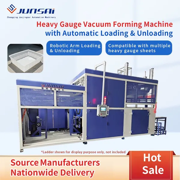 Servo Automatic Loading Unloading Thick Sheet Vacuum Thermoforming Machine