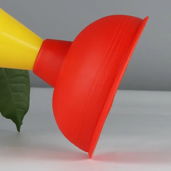 TPR Red Double-Headed Suction High-Pressure Air Toilet Plunger Model 829 Steel Pull Rod Household Kitchen Sink Drain photo-3