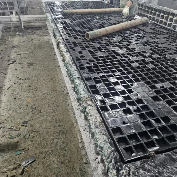 Candy Plant FRP Grating Food Grade Moisture Resistant Anti Slip Production Floor Panel