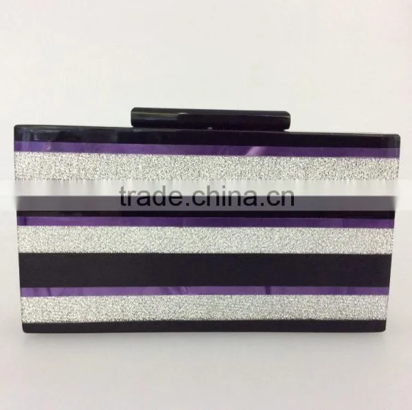 Acrylic Cosmetic Clutch Bag, Hard Case Lasies Bag photo-2