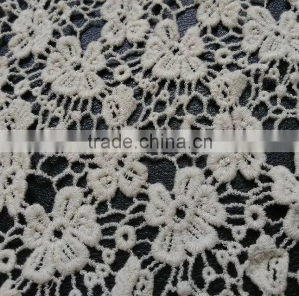 Water Soluble Lace Fabric Cotton Full Lace Embroidery Lace for Accessories photo-6