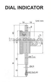 INSIZE 2310-30A High Precision Dial Indicator High Quality Digital Dial Gauge Indicator photo-3