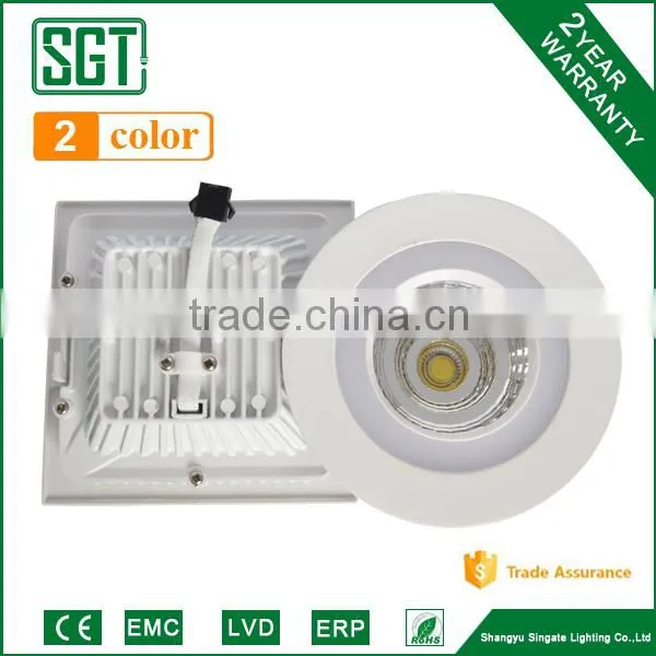 Small 10w 12w 2 Color Change Led Kitchen Downlights photo-2